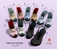 Open toe Pumps No. 6 Box