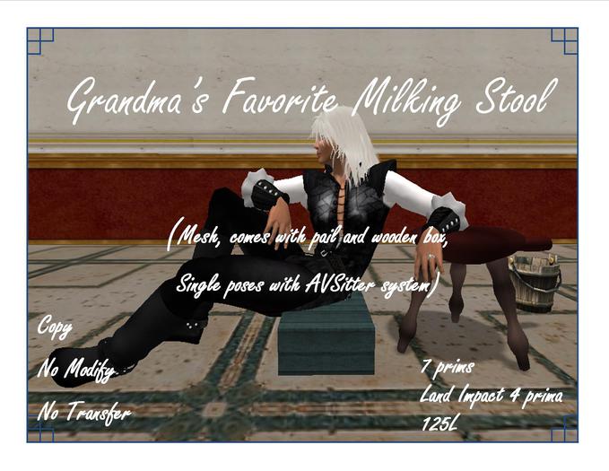 Grandma's Favorite Milking Stool