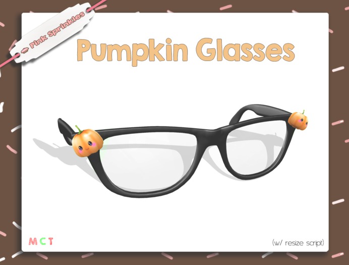 Pink Sprinkles - Pumpkin Glasses