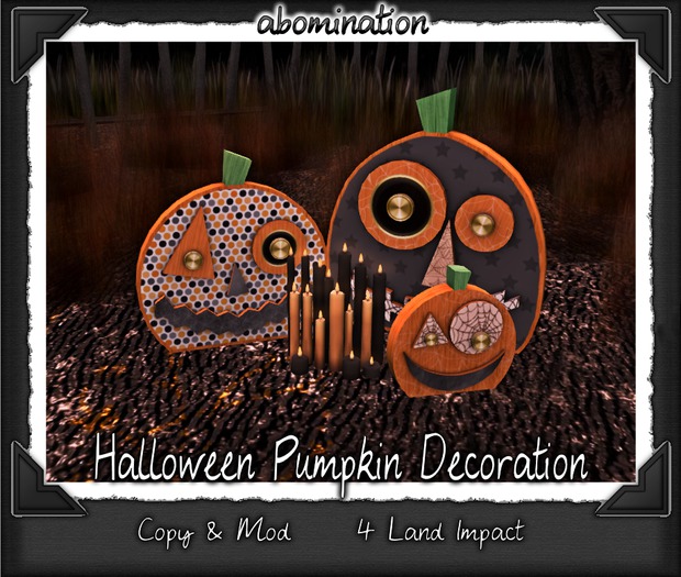 [ab] Halloween Pumpkin Decor