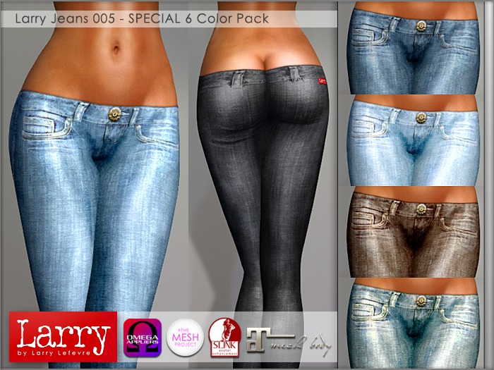 LARRY JEANS - Jeans 005 - 6 Color Pack