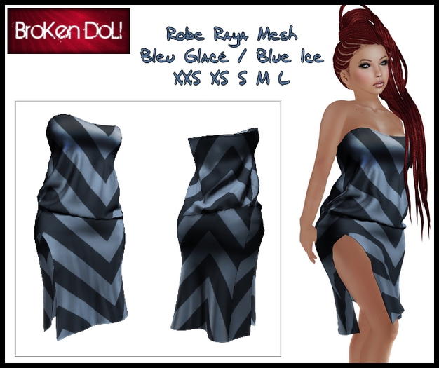 *~BroKenDoLl~* Robe Raya Bleu Glace / Blue Ice Box