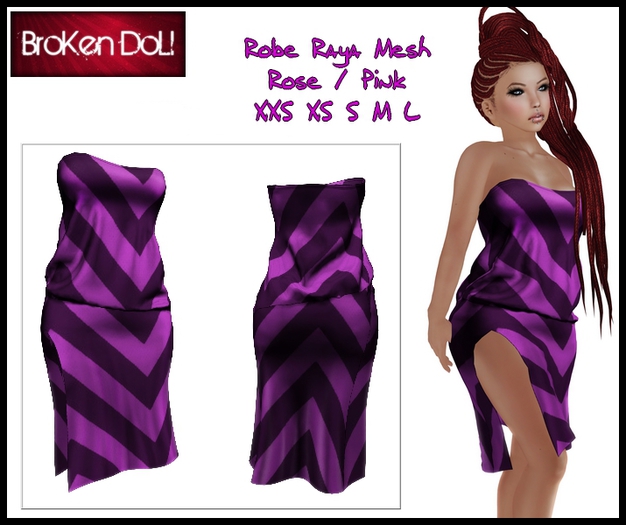 *~BroKenDoLl~* Robe Raya Rose / Pink Box