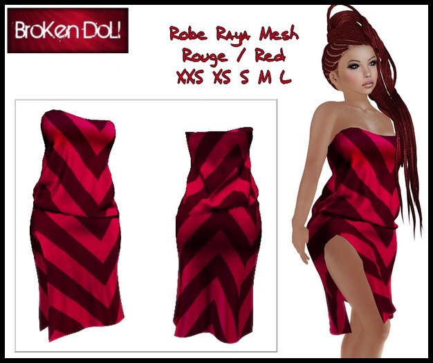 *~BroKenDoLl~* Robe Raya Rouge /Red