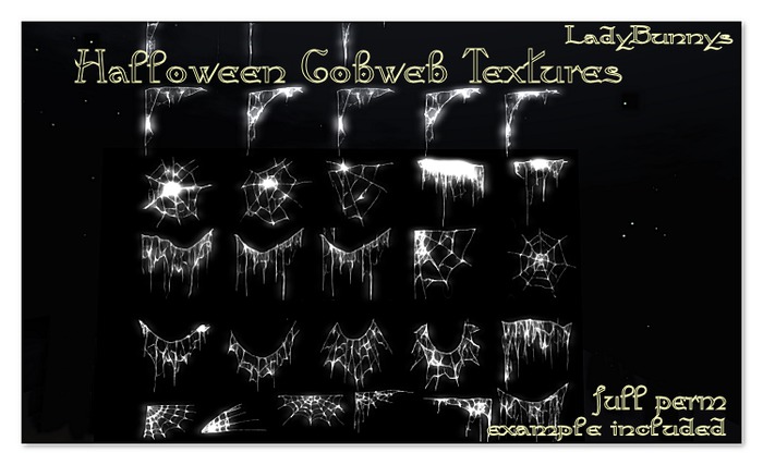 **How About That....Texture!**Halloween Cobweb Textures-{Full Perm Textures}