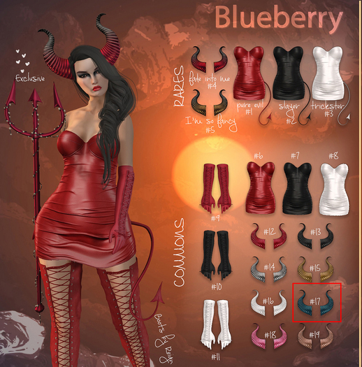 17. Blueberry / COMMON / Devil Horns - Nightstalker