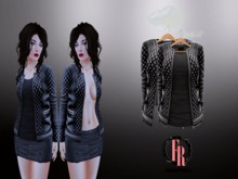 :: FineRain Creations.::Noami Leather Jacket Black