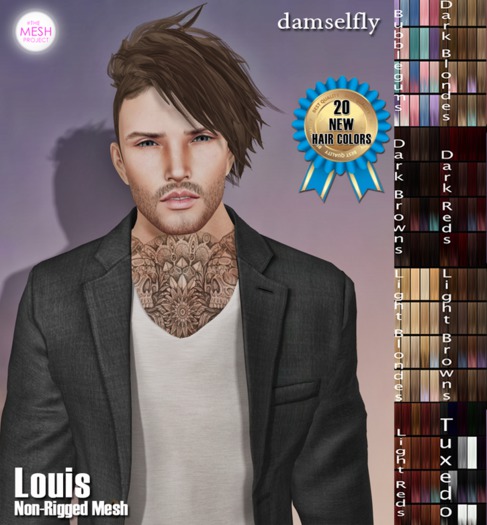 **DD**Damselfly Louis Non-Rigged Mesh Big Pack