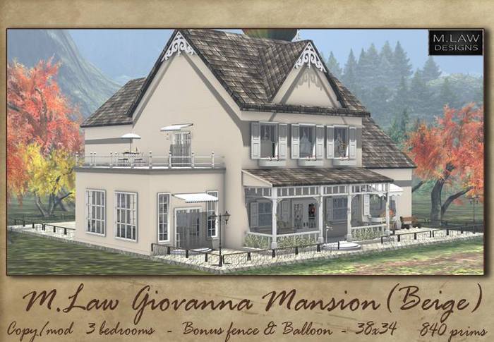 .:M.LAW:. Giovanna Mansion Beige Box*update