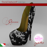 TF-PrincessShoes Pump CAMO/W Ouch!
