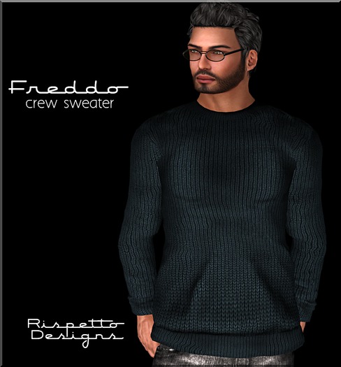 Rispetto Designs - Freddo Sweater  - Blue Sage