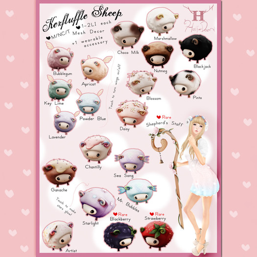 +Half-Deer+ Kerfluffle Sheep I - Shepherd's Staff Rare