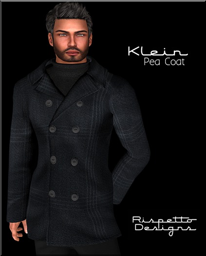 Rispetto Designs - Klein Pea Coat - Midnight Blue