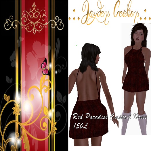 Red Paradise Sequin Dress