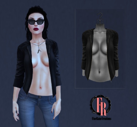 :: FineRain Creations.::Leva Jacket Black