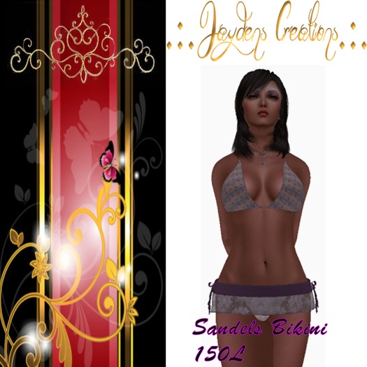 Sandels bikini boxed