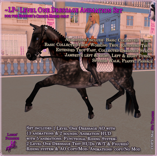 ~LP~ Level One Dressage Animation Set (Boxed) BC