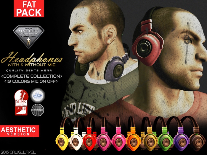 CA AESTHETIC HEADPHONES FAT PACK