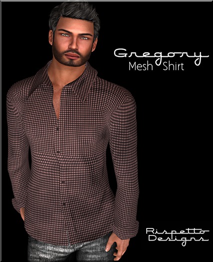 Rispetto Designs - Gregory Mesh Shirt - Burgundy