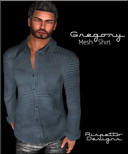 Rispetto Designs - Gregory Mesh Shirt - Blue