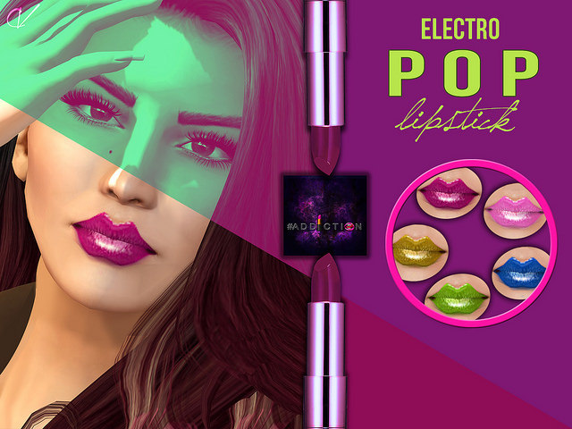 #Addiction-Electro Pop Lipstcks
