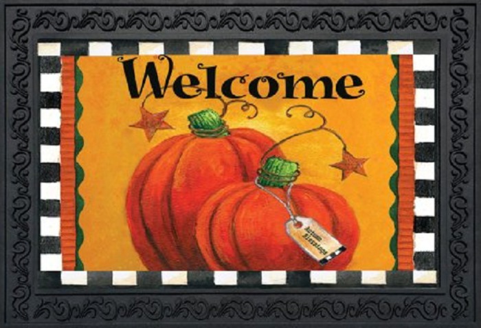 *Js* Creations Fall Welcome Pumpkin Mat