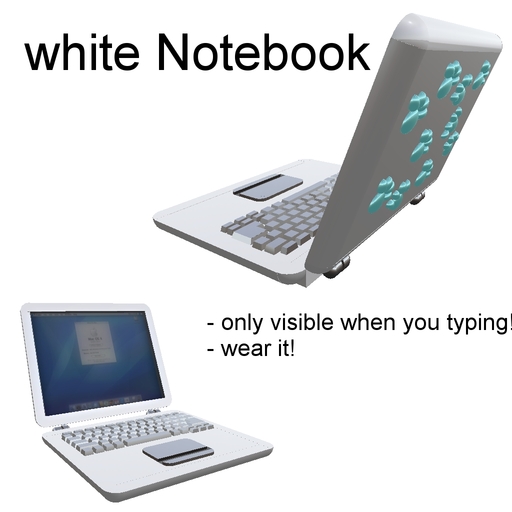 CONLAB white Paw Notebook