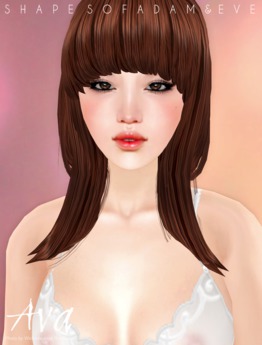 Second Life Marketplace - Shapes of ADAM & EVE - Ava DEMO shape.