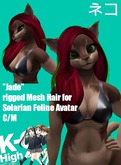 KO-H Solarian Jade Hair Red