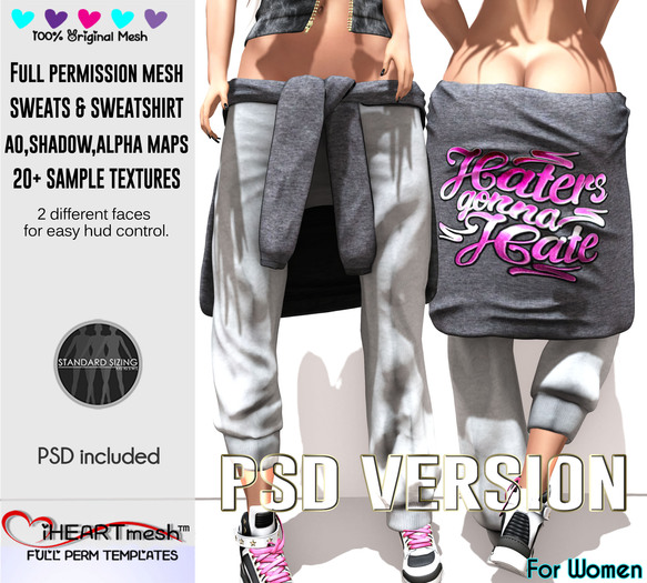 iHm - Sweats & Sweatshirt (female) PSD version