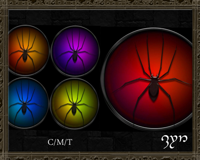 Zyn ~ Spider Amulet Jewel Textures