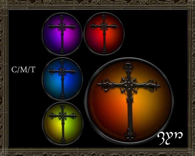 Zyn ~ Cross Amulet Jewel Textures