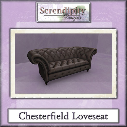 Serendipity Designs - Chesterfield Loveseat ~ TEXTURE CHANGE