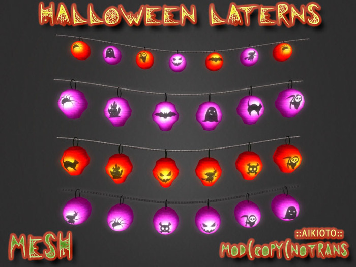 [AIKIOTO] Halloween Laterns (BOX)