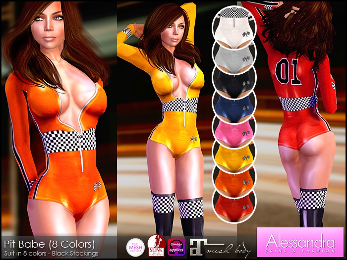 ALESSANDRA - Costume Pit Babe (8 Colors)