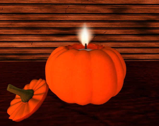 Pumpkin with Candle v2