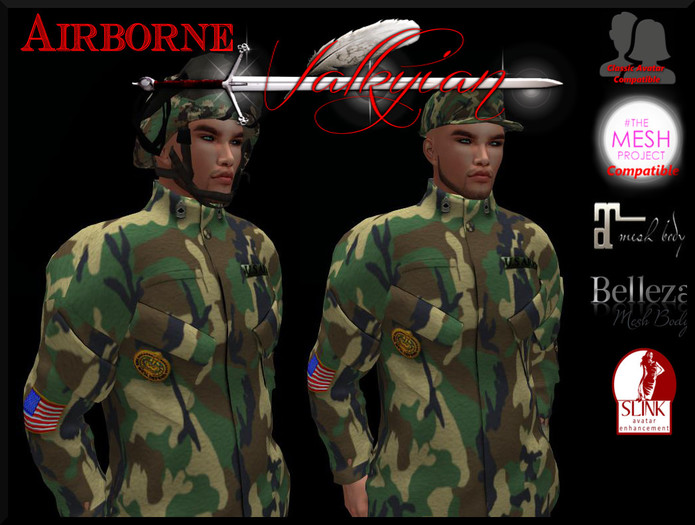 ~Valkyrian~Airborne FitMesh_Mens Uniform (boxed)