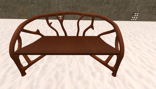RUSTIC BRANCH BENCH