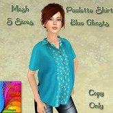 Paulette Shirt Blue Ghosts ~OF~
