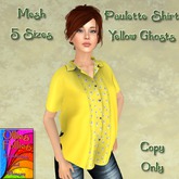 Paulette Shirt Yellow Ghosts ~OF~