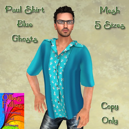 Paul Shirt Blue Ghosts ~OF~