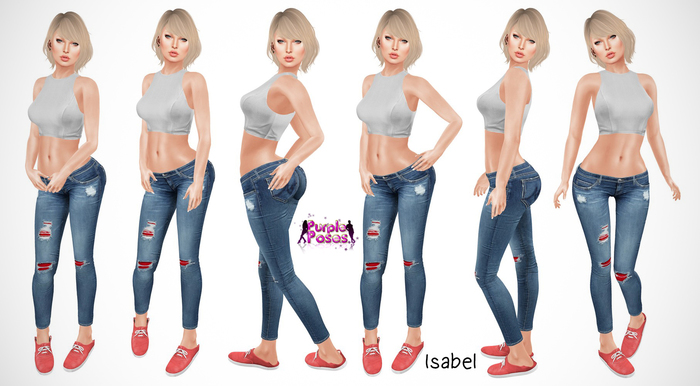 PURPLE POSES ISABEL