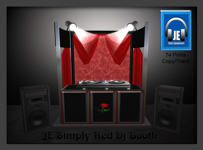 JE Simply Red Dj Booth Boxed