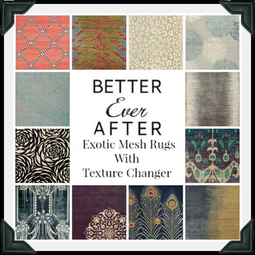 Second Life Marketplace - Luxury Mesh Rug Set