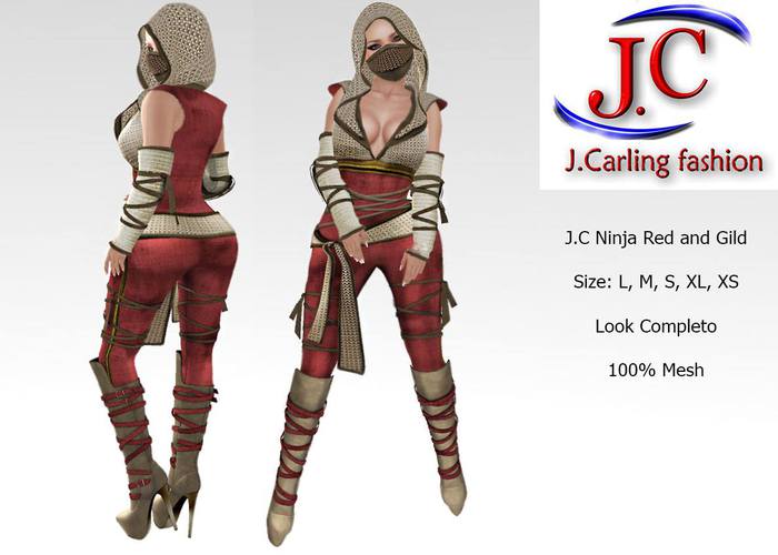 J.C Ninja red gild