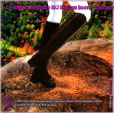 ~LP~ Unisex H/J English Show Boots (BOXED) Chestnu8t