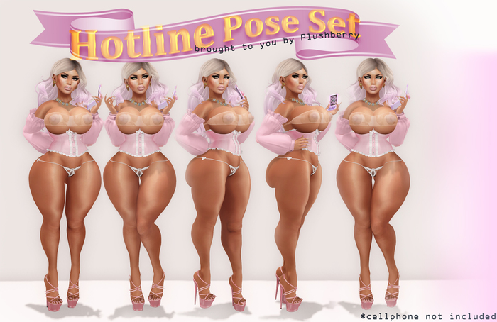 Plushberry ~ HotLine Pose Set