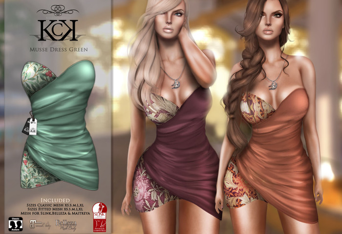 :::KC::: Musse Dress Green