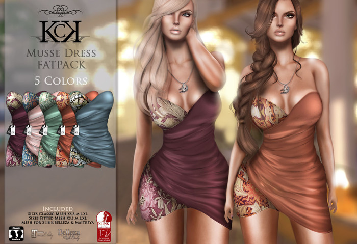 :::KC::: Musse Dress FATPACK