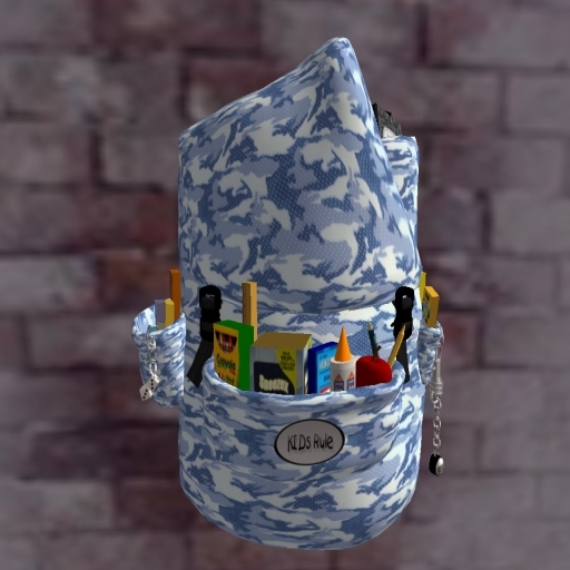 *M.O.L* blue camo backpack
